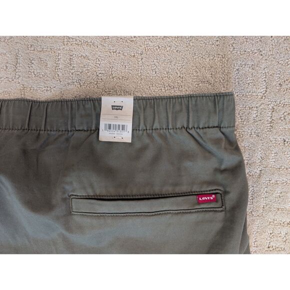 NWT Levi's XX Chino Joggers Pant Mens 3X 3XL XXXL Olive Green Drawstring Stretch - Picture 6 of 11